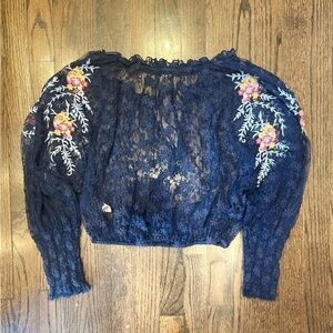 Free People lace top